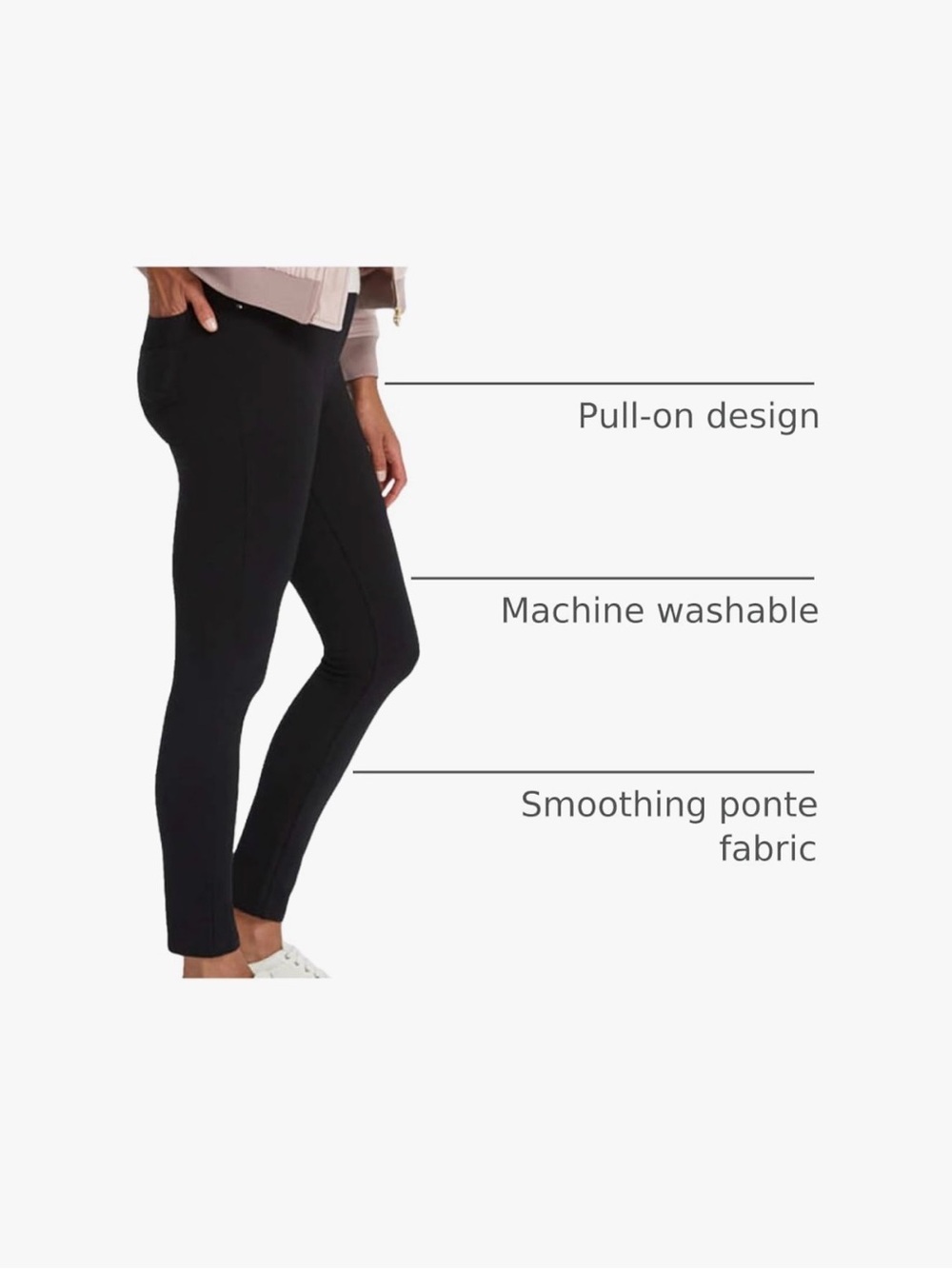 SPANX The Perfect Black Pant, Ankle 4-Pocket, Size XS